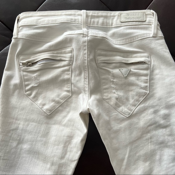 Guess Low-rise Jeans off-white - Picture 6 of 9